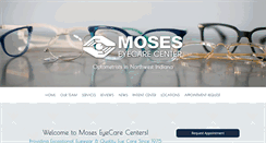 Desktop Screenshot of moseseyecare.com
