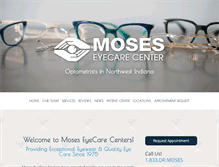 Tablet Screenshot of moseseyecare.com